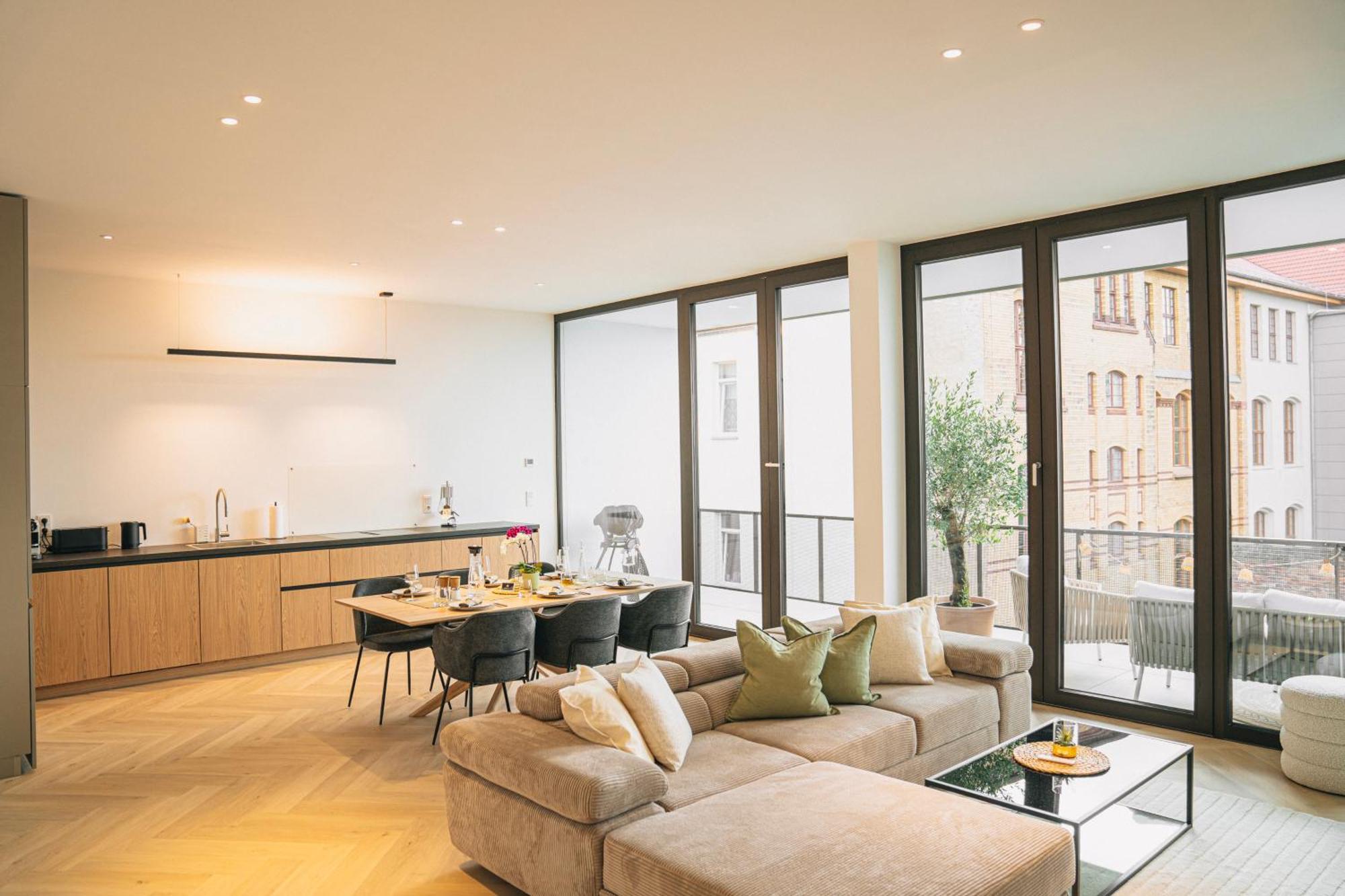 Rr - Penthouse - Luxe 105 Qm - Central - Wifi Магдебург Екстериор снимка
